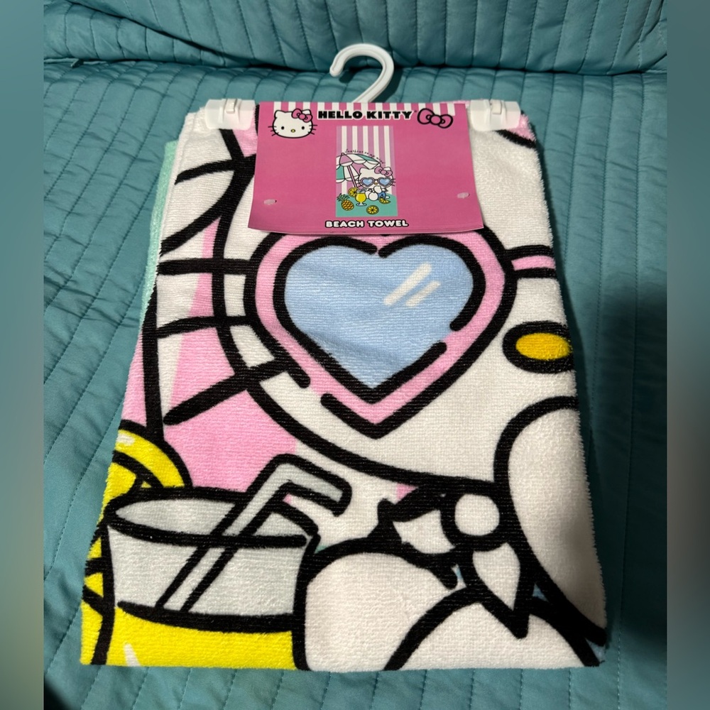 Hello Kitty Pink Beach Towel